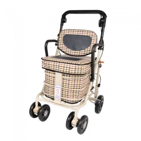 shopping trolley, with seat, arms