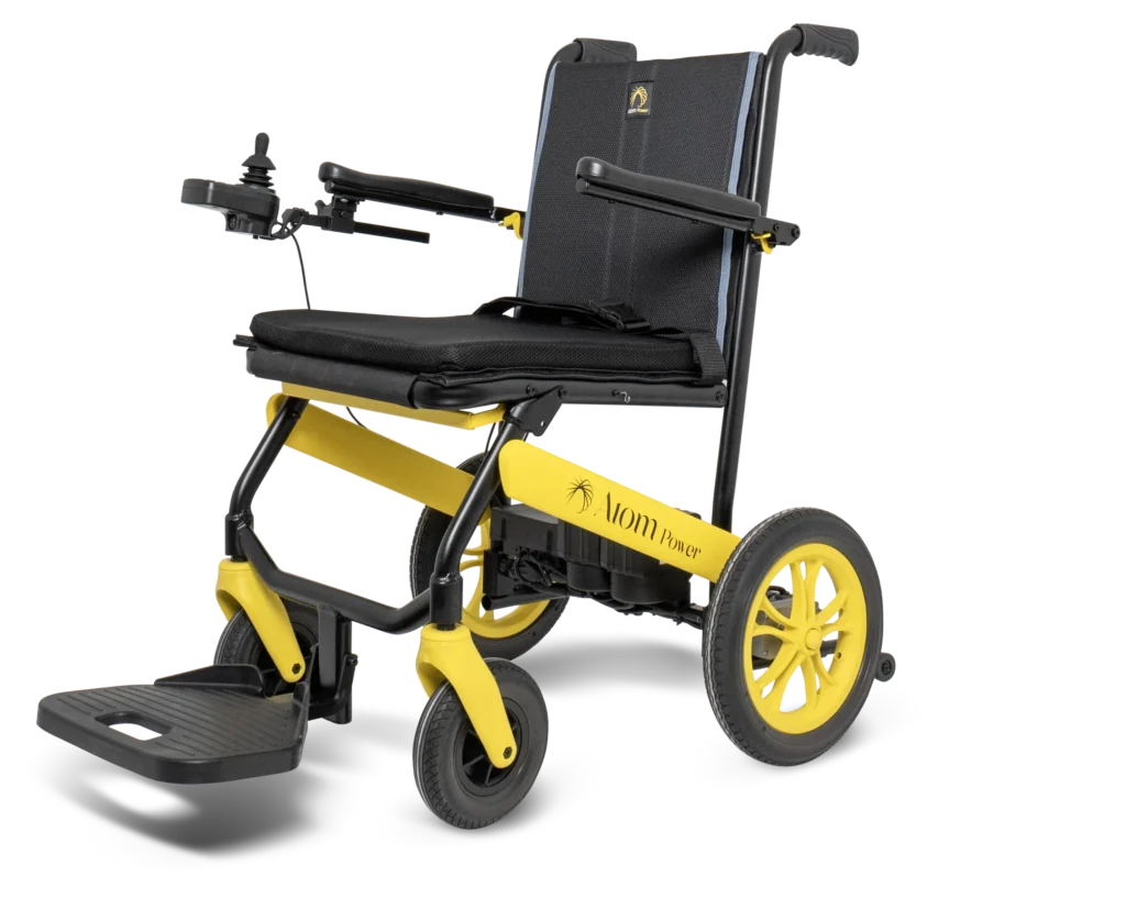 atom powerchair. folding lightweight